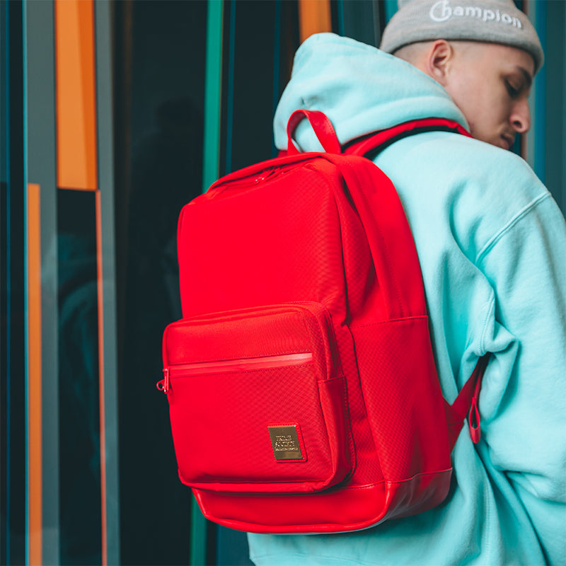 The Crown Collection (Large) Red Backpack - Prime Society