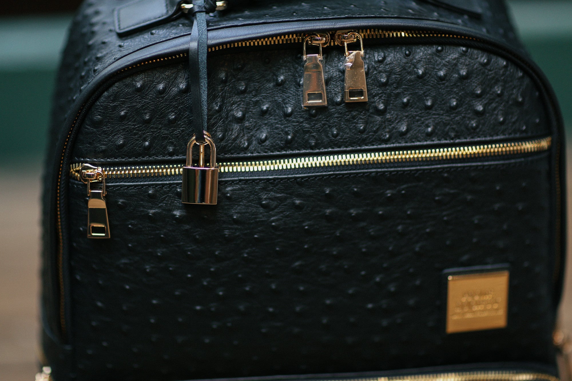 The Crown Collection Black Roller Luggage - Prime Society